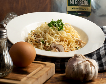 Vit’s Italian Mi Goreng Carbonara