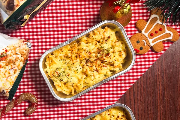 Cheesy Carbonara Bake Bowl with Vit’s Italian Mi Goreng Carbonara