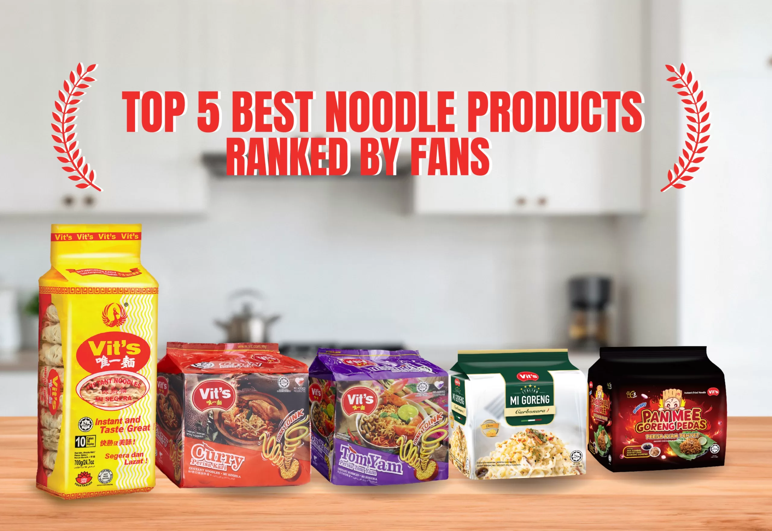 The best Vit’s noodle flavours and see how they rank among the top instant noodle flavours Malaysia fans love.