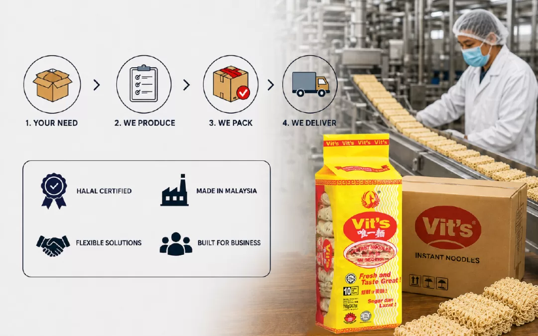 Vit’s Instant Noodle Manufacturing: Bulk, OEM and Private Label Malaysia